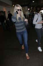 JULIANNE HOUGH and Brooks Laich at LAX Airport in Los Angeles 01/21/2018