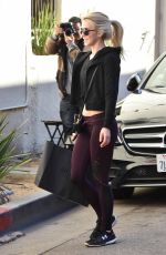 JULIANNE HOUGH Leaves a Gym in Los Angeles 01/26/2018