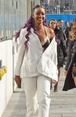 JUSTINE SKYE Arrives at Roc Nation Luncheon in New York 01/27/2018