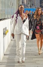 JUSTINE SKYE Arrives at Roc Nation Luncheon in New York 01/27/2018