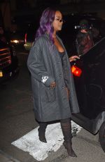 JUSTINE SKYE Leaves Republic Records Party in New York 01/26/2018