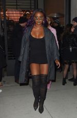 JUSTINE SKYE Leaves Republic Records Party in New York 01/26/2018