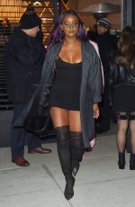 JUSTINE SKYE Leaves Republic Records Party in New York 01/26/2018