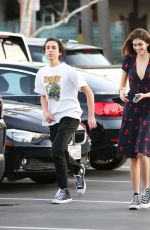 KAIA GERBER and Fenton Merkell Out in Los Angeles 01/27/2018
