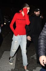 KAIA GERBER Arrives at Valentino Show at Paris Fashion Week 01/24/2018