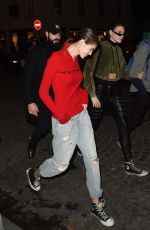 KAIA GERBER Arrives at Valentino Show at Paris Fashion Week 01/24/2018