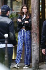 KAIA GERBER Out and About in Paris 01/20/2018