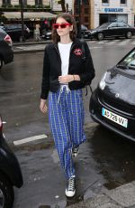 KAIA GERBER Out and About in Paris 01/20/2018