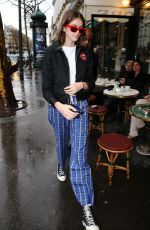 KAIA GERBER Out and About in Paris 01/20/2018