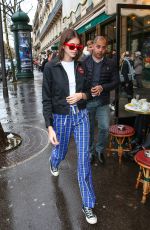 KAIA GERBER Out and About in Paris 01/20/2018