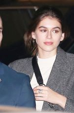 KAIA GERBER Out for Dinner at Nobu in Malibu 01/27/2018