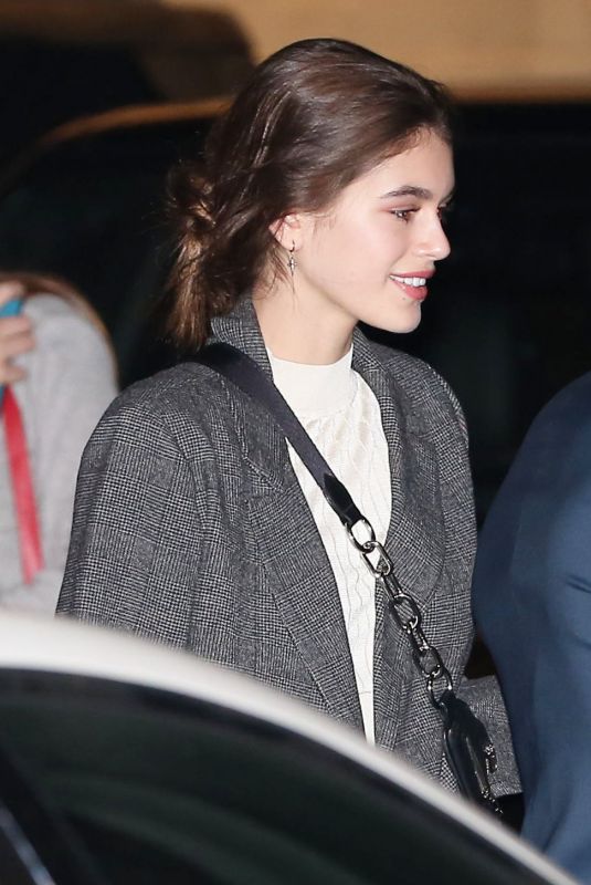 KAIA GERBER Out for Dinner at Nobu in Malibu 01/27/2018