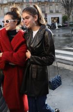 KAIA GERBER Out for Lunch at Restaurant L