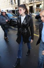KAIA GERBER Out for Lunch at Restaurant L
