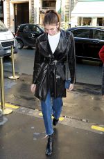 KAIA GERBER Out for Lunch at Restaurant L