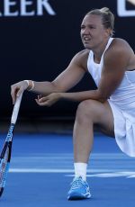 KAIA KANEPI at Australian Open Tennis Tournament in Melbourne 01/17/2018