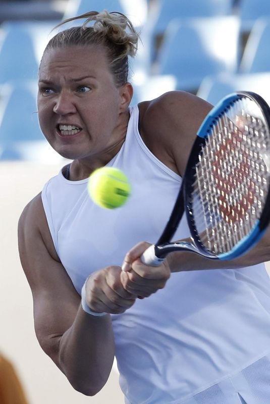 KAIA KANEPI at Australian Open Tennis Tournament in Melbourne 01/17/2018