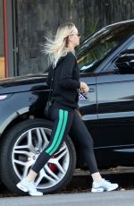 KALEY CUOCO Leaves a Nail Salon in Los Angeles 01/04/2018