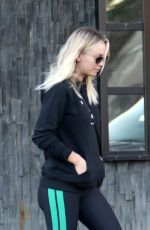 KALEY CUOCO Leaves a Nail Salon in Los Angeles 01/04/2018