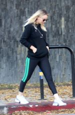 KALEY CUOCO Leaves a Nail Salon in Los Angeles 01/04/2018