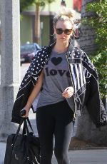 KALEY CUOCO Leaves Yoga Class in Studio City 01/24/2018