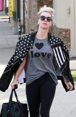 KALEY CUOCO Leaves Yoga Class in Studio City 01/24/2018