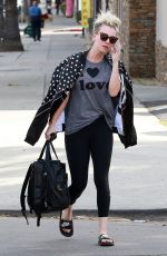 KALEY CUOCO Leaves Yoga Class in Studio City 01/24/2018