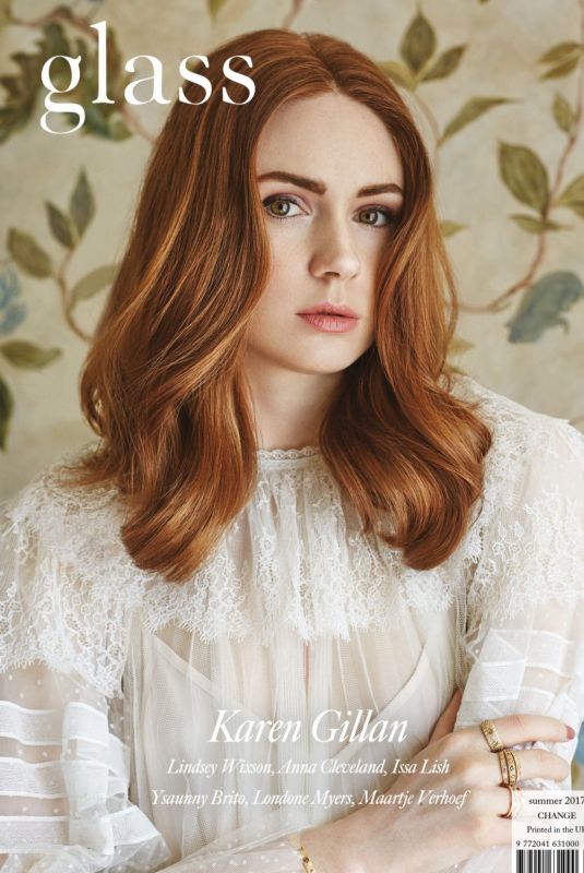 KAREN GILLAN for Glass Magazine, Summer 2017 Issue