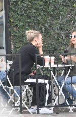 KARLIE KLOSS and JENNIFER MEYER at Alfred Coffee in Los Angeles 01/16/2018