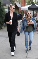 KARLIE KLOSS and JENNIFER MEYER at Alfred Coffee in Los Angeles 01/16/2018