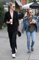 KARLIE KLOSS and JENNIFER MEYER at Alfred Coffee in Los Angeles 01/16/2018