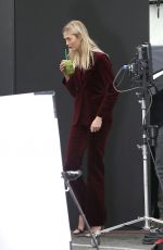 KARLIE KLOSS on the Set of a Photoshoot in Hollywood 01/19/2018