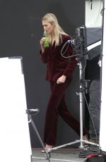 KARLIE KLOSS on the Set of a Photoshoot in Hollywood 01/19/2018