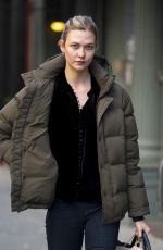 KARLIE KLOSS Out and About in New York 01/15/2018