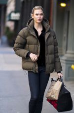 KARLIE KLOSS Out and About in New York 01/15/2018