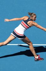 KAROLINA PLISKOVA at Australian Open Tennis Tournament in Melbourne 01/16/2018
