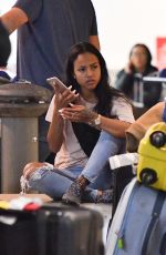 KARRUECHE TRAN at LAX Airport in Los Angeles 03/01/2018
