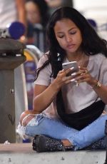 KARRUECHE TRAN at LAX Airport in Los Angeles 03/01/2018