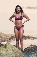 KARRUECHE TRAN in Bikini on the Beach in Cabo San Lucas 03/01/2018