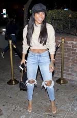 KARRUECHE TRAN in Ripped Jeand at Delilah in West Hollywood 01/26/2018