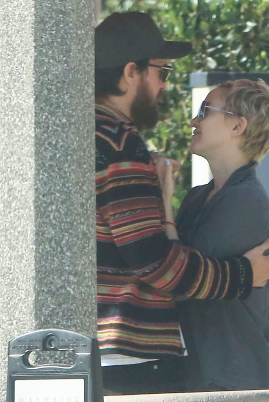 KATE HUDSON and Danny Fujikawa Out in Los Angeles 01/27/2018