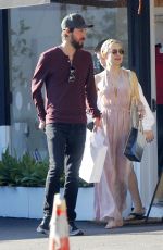 KATE HUDSON and Danny Fujikawa Out Shopping in Brentwood 01/14/2018