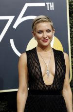 KATE HUDSON at 75th Annual Golden Globe Awards in Beverly Hills 01/07/2018