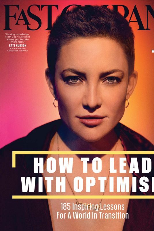 KATE HUDSON in Fast Company Magazine, February 2018
