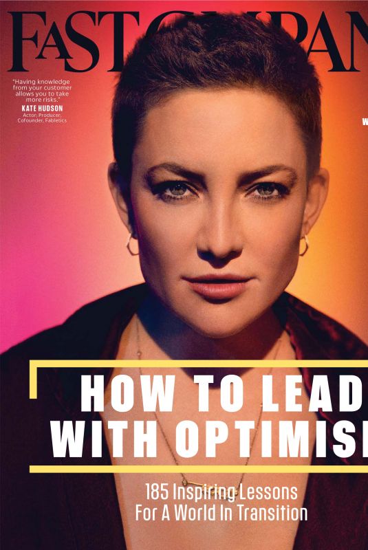 KATE HUDSON in Fast Company Magazine, February 2018