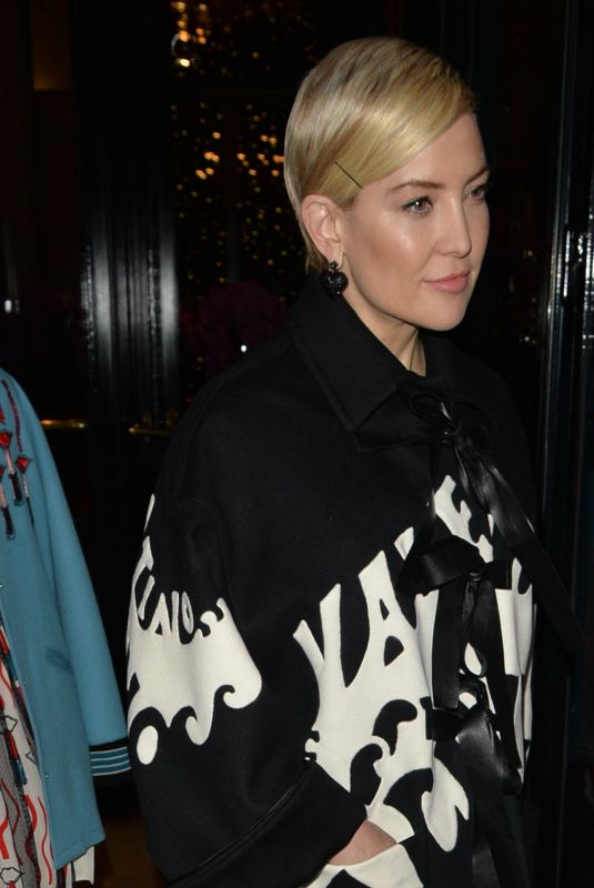 KATE HUDSON Out and About in Paris 01/24/2018