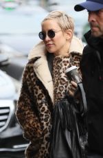 KATE HUDSON Out at Taxidermist in Paris 01/24/2018