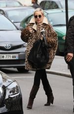 KATE HUDSON Out at Taxidermist in Paris 01/24/2018