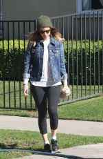 KATE MARA Heading to a Gym in Los Angeles 01/22/2018