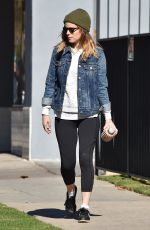 KATE MARA Heading to a Gym in Los Angeles 01/22/2018